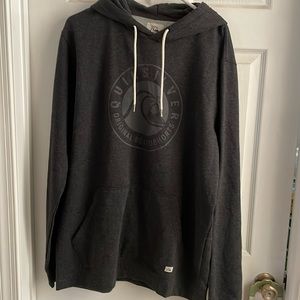 Quicksilver Soft Grey Hoodie, sz XXL